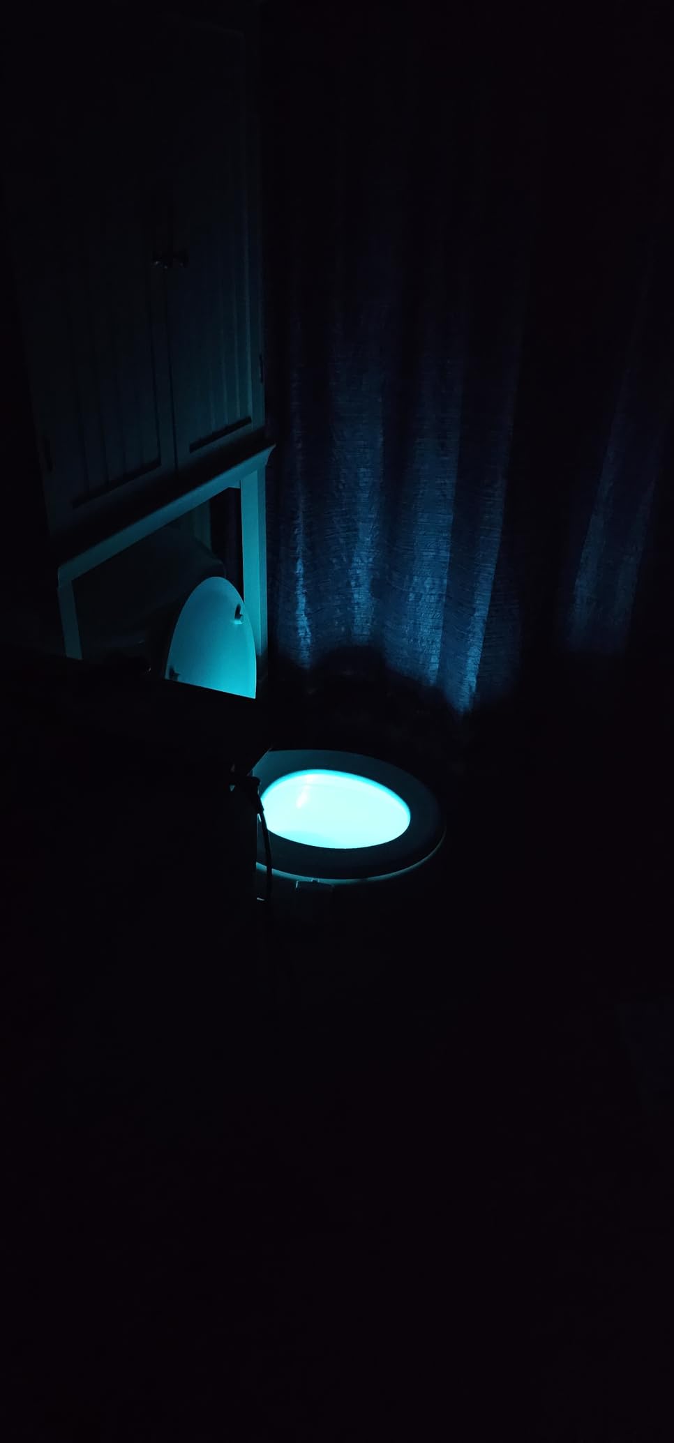 Ailun Toilet Night Light Motion Sensor LED 8 Colors Changing, 2 Pack | Motion Sensor Activated, Toilet Bowl Illuminate, Battery Not Included, Perfect with Water Faucet Light customer photo 2