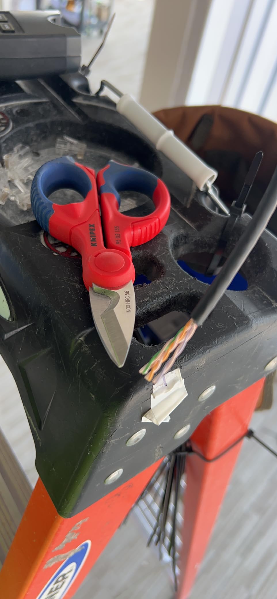 KNIPEX Tools - Electrician's Shears (9505155SBA) customer photo 1