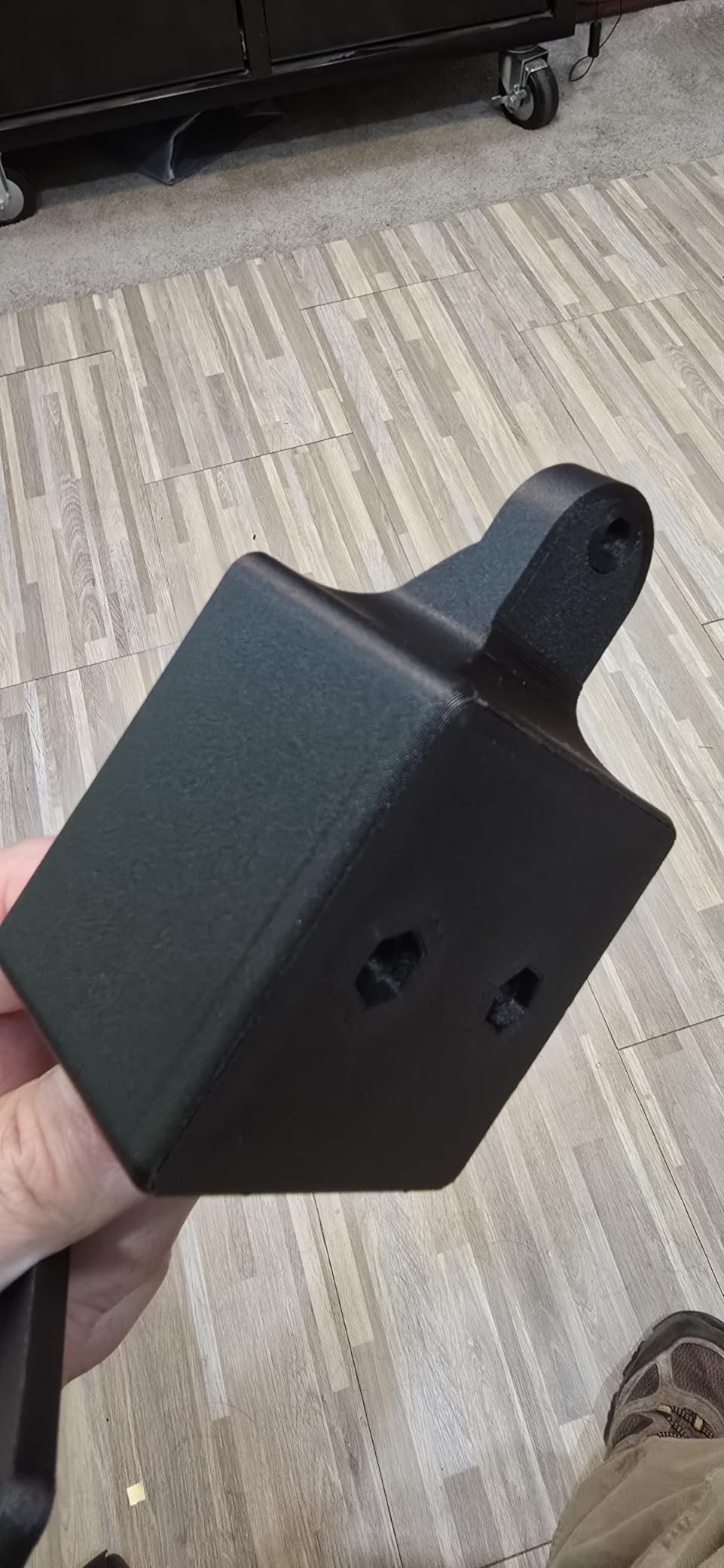 Carbon Fiber Filament, PRILINE Carbon Fiber Polycarbonate 3D Printer Filament 1.75mm, High Strength Carbon Fiber 3D Printing Filament 1kg Spool, Black customer photo 1