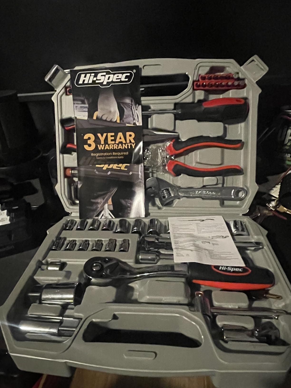 Hi-Spec Metric Auto Mechanic Tool Set Motorcycle & Car Tool Kit Trucks customer photo 1