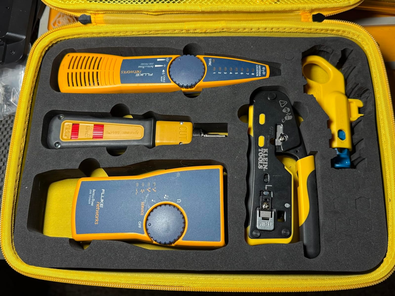 Klein Tools VDV226-110 Ratcheting Modular Data Cable Crimper / Wire Stripper / Wire Cutter for RJ11/RJ12 Standard, RJ45 Pass-Thru Connectors customer photo 1