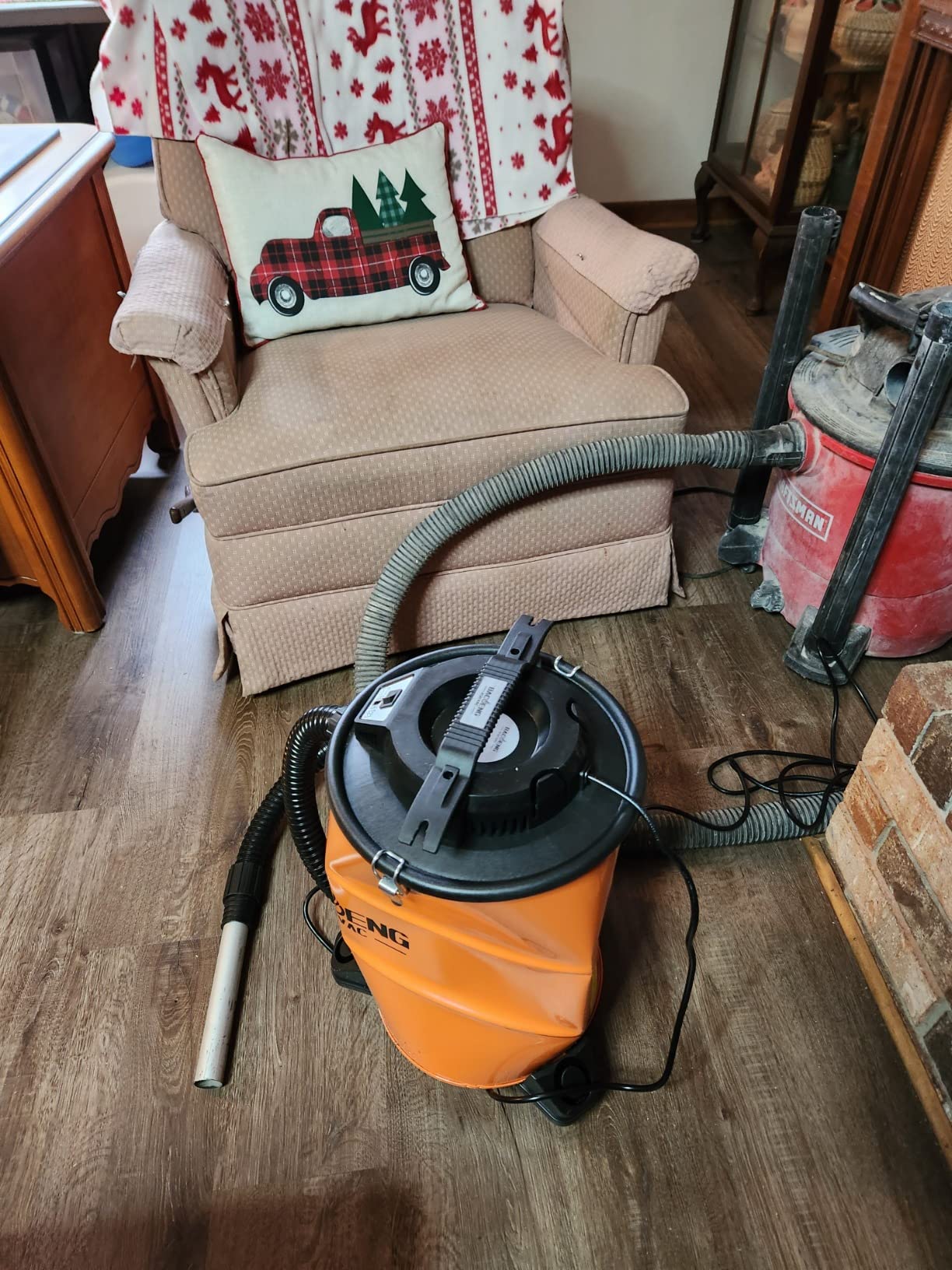 BACOENG Ash Vacuum Cleaner, 5.3 Gallon Ash Vacuum for Pellet Stoves, Wood Fireplace, Ash Vac Pellet Grill, Wood Stoves, Fire Pits customer photo 2