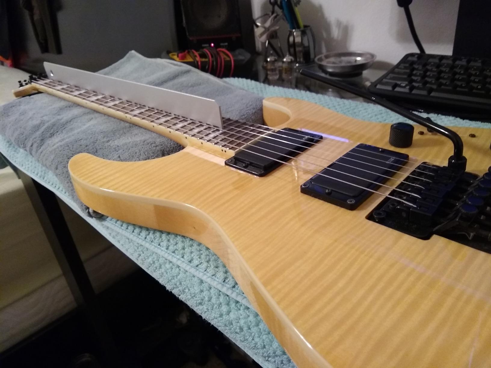Guitar Neck Notched Straight Edge Luthiers Tool for Gibson Fender and Most of Guitar Fretboard and Frets customer photo 1