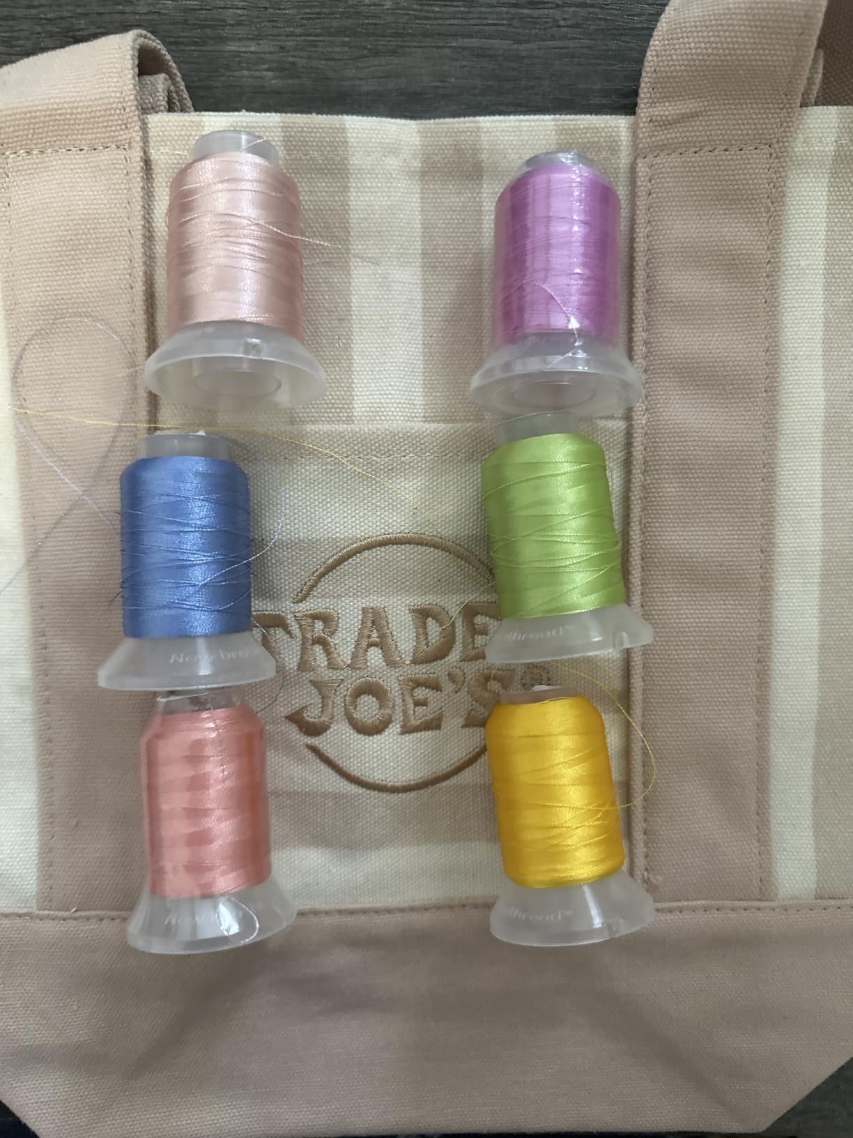 New brothread 40 Colors Polyester Embroidery Machine Thread Kit customer photo 1