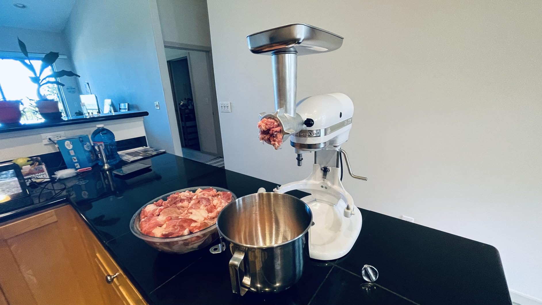 GVODE Metal Meat Grinder Attachment for KitchenAid Stand Mixer,Food Grinder customer photo 1