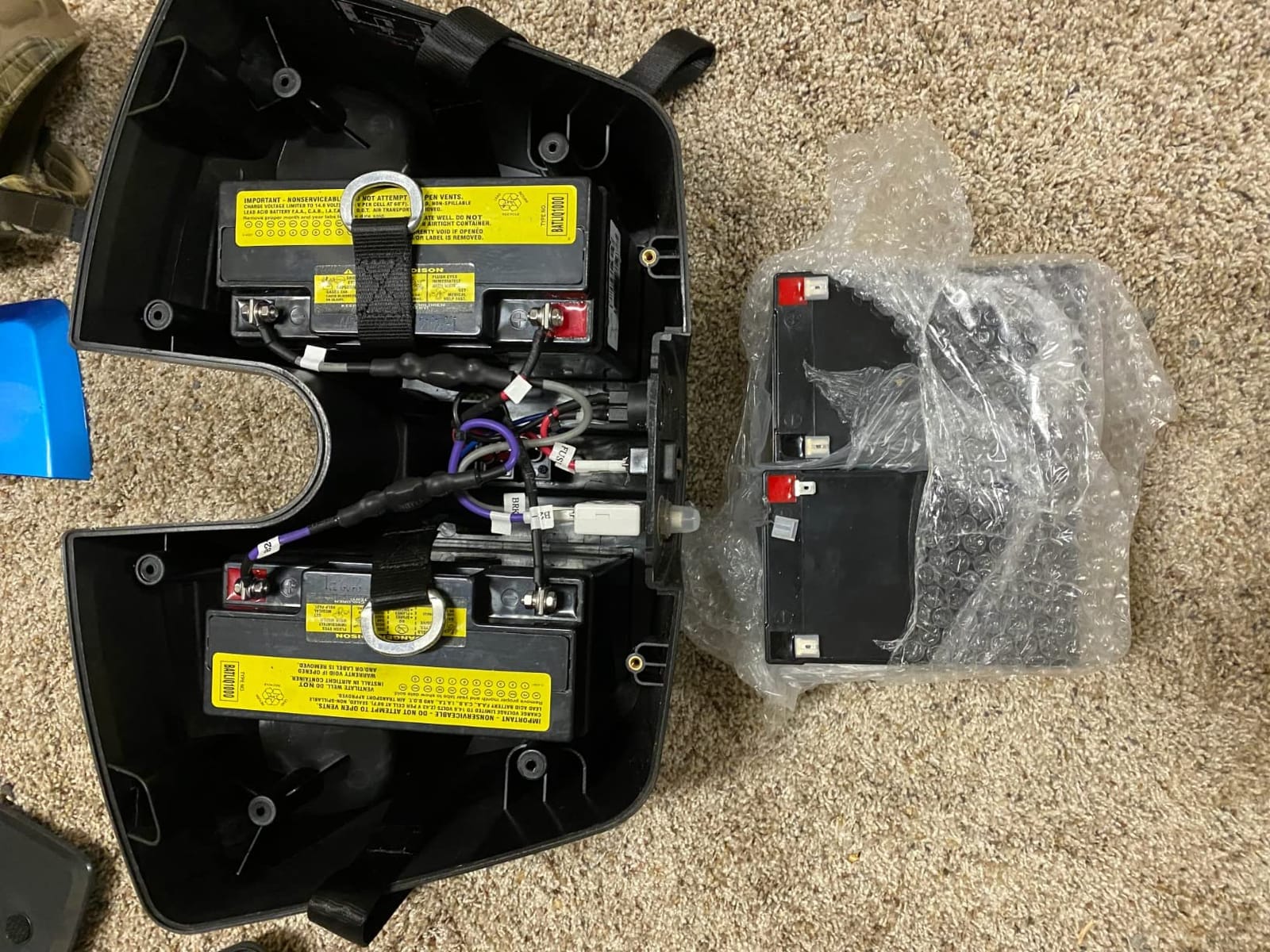 SigmasTek Pride Go-Go Scooter 12 Volt 12 AmpH Replacement Battery Pack Set of 2 customer photo 2