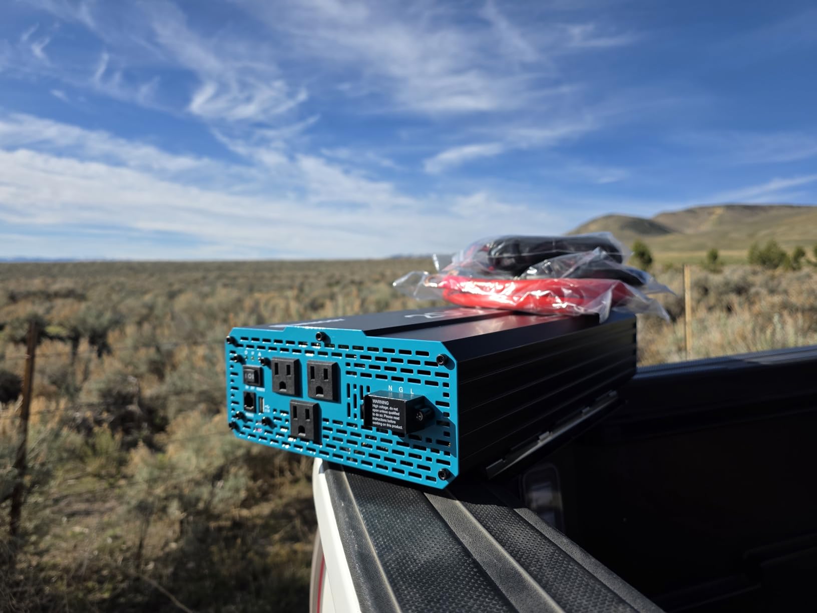 Renogy Inverter P2 2000W Pure Sine Wave Inverter 12V DC to 110V AC Converter, Off-Grid Solar Power Inverters for Vehicles, Truck, RV, Home, with Built-in 5V/2.1A USB/Hardwire Port, Remote Controller customer photo 2