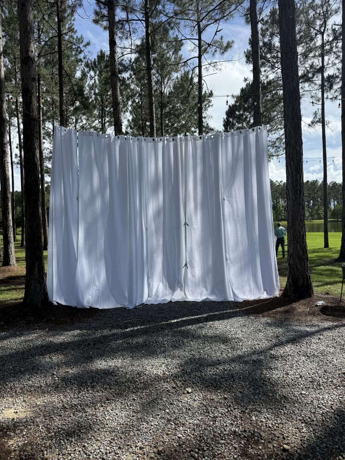TOWN & COUNTRY BASICS Cabana Solid Heavyweight Indoor Outdoor Curtains, Light Filtering Opacity with Grommet Top, Water Repellent, 2-Pack Set, 54