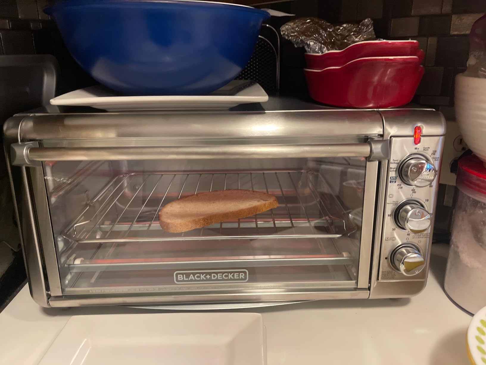BLACK+DECKER XL 8-Slice Air Fry Toaster Oven, 5-in-1 customer photo 2
