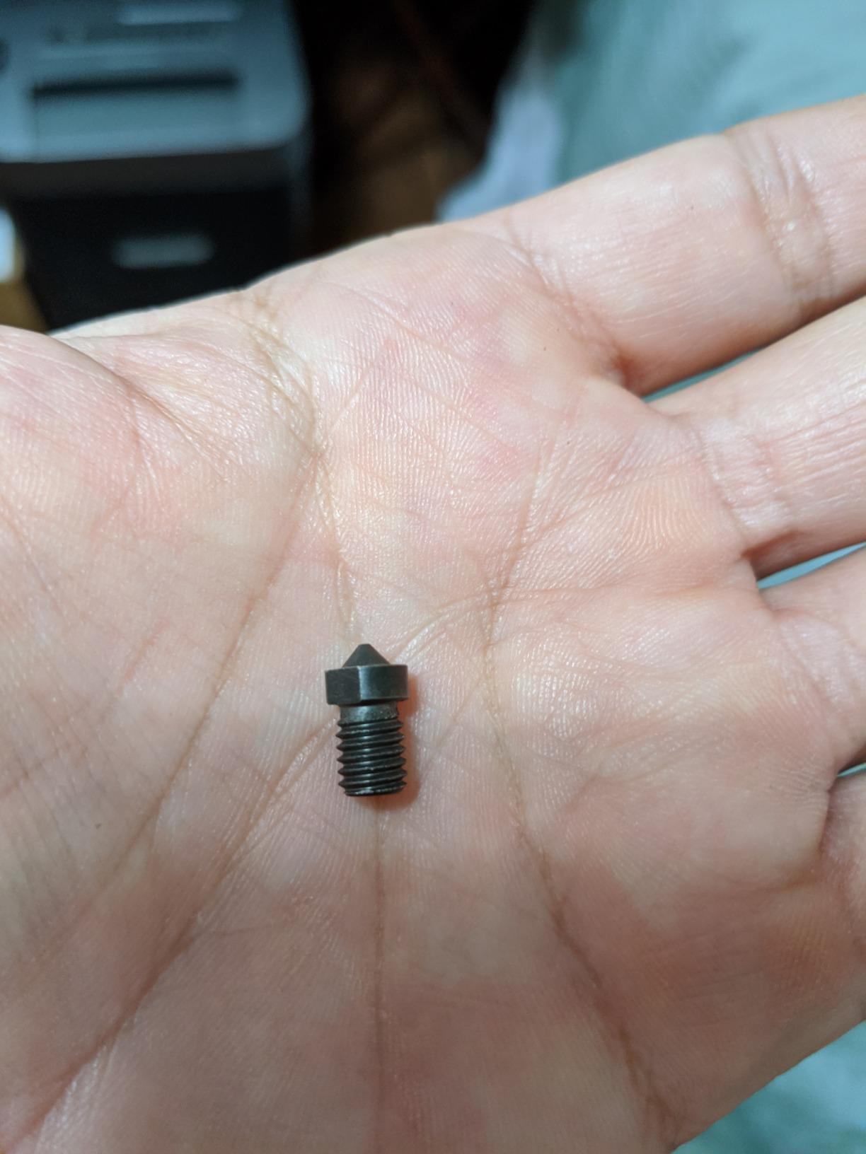 Genuine E3D Nozzle X - V6-1.75mm x 0.40mm (V6-NOZZLE-4TC-175-400) customer photo 1