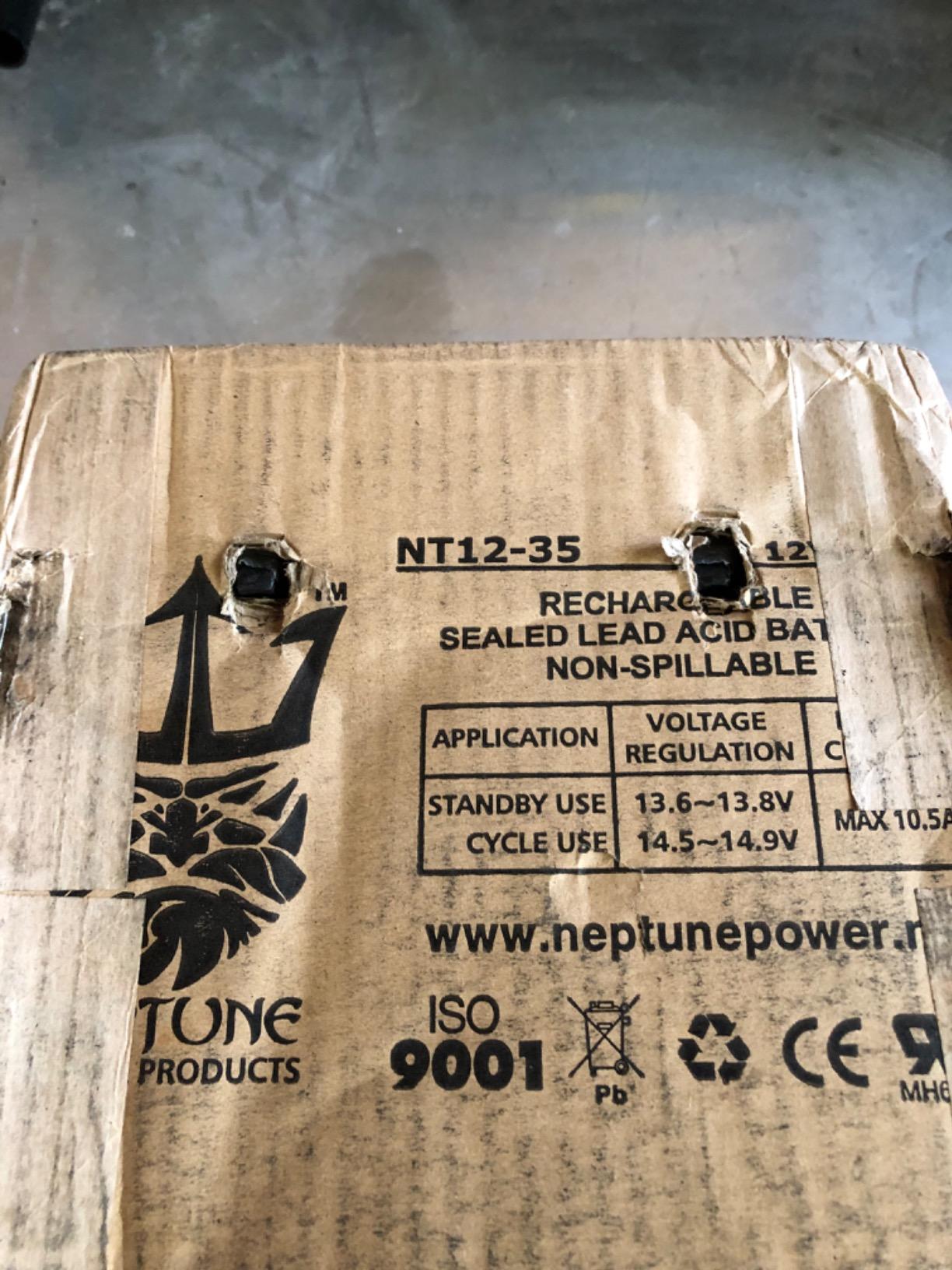 Neptune Power Product Brand NT12-35 NB 12V 35Ah Sealed Lead Acid Battery Compatible with Scooter Replacement for Pride Jazzy Select Electric Wheelchair by Neptune - 2 Pack customer photo 2