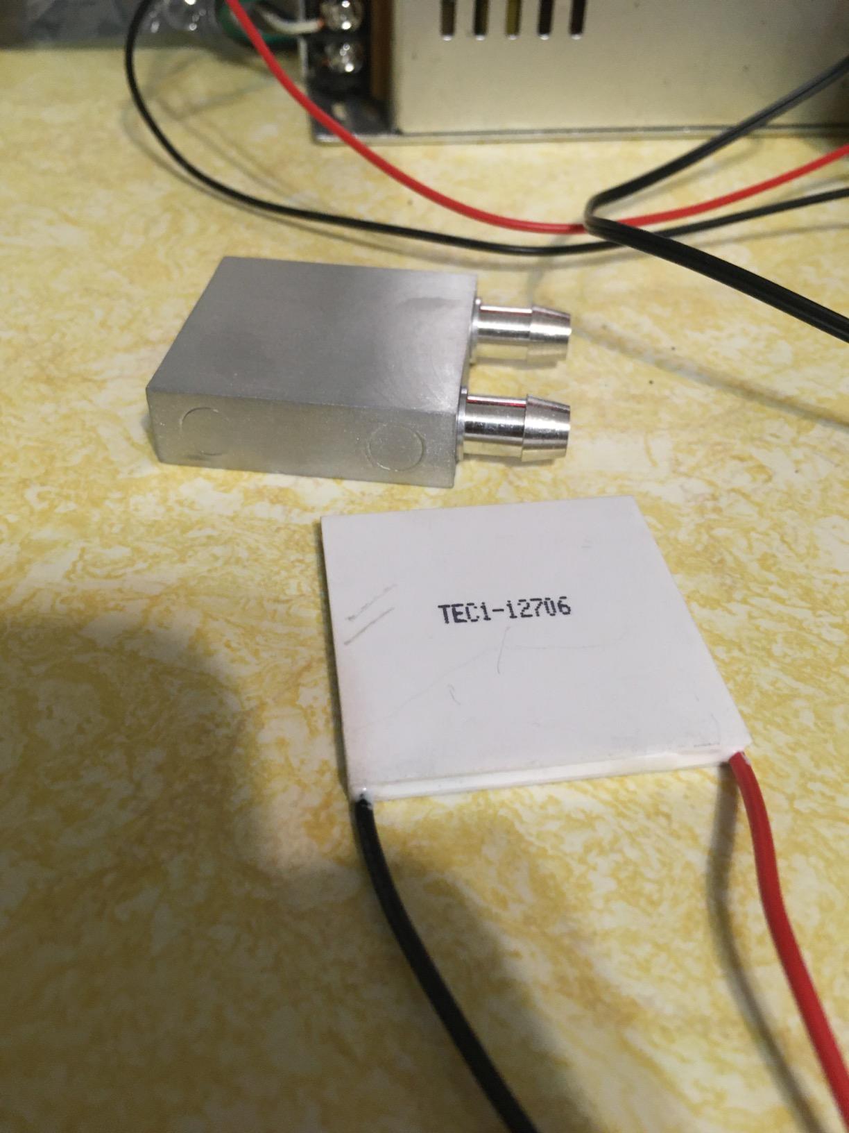 (2pcs) TEC1-12706 Heatsink Semiconductor Refrigeration Tablets 6A 12 Volt 60 Watt Thermoelectric Cooler Cooling Peltier Plate Module customer photo 1