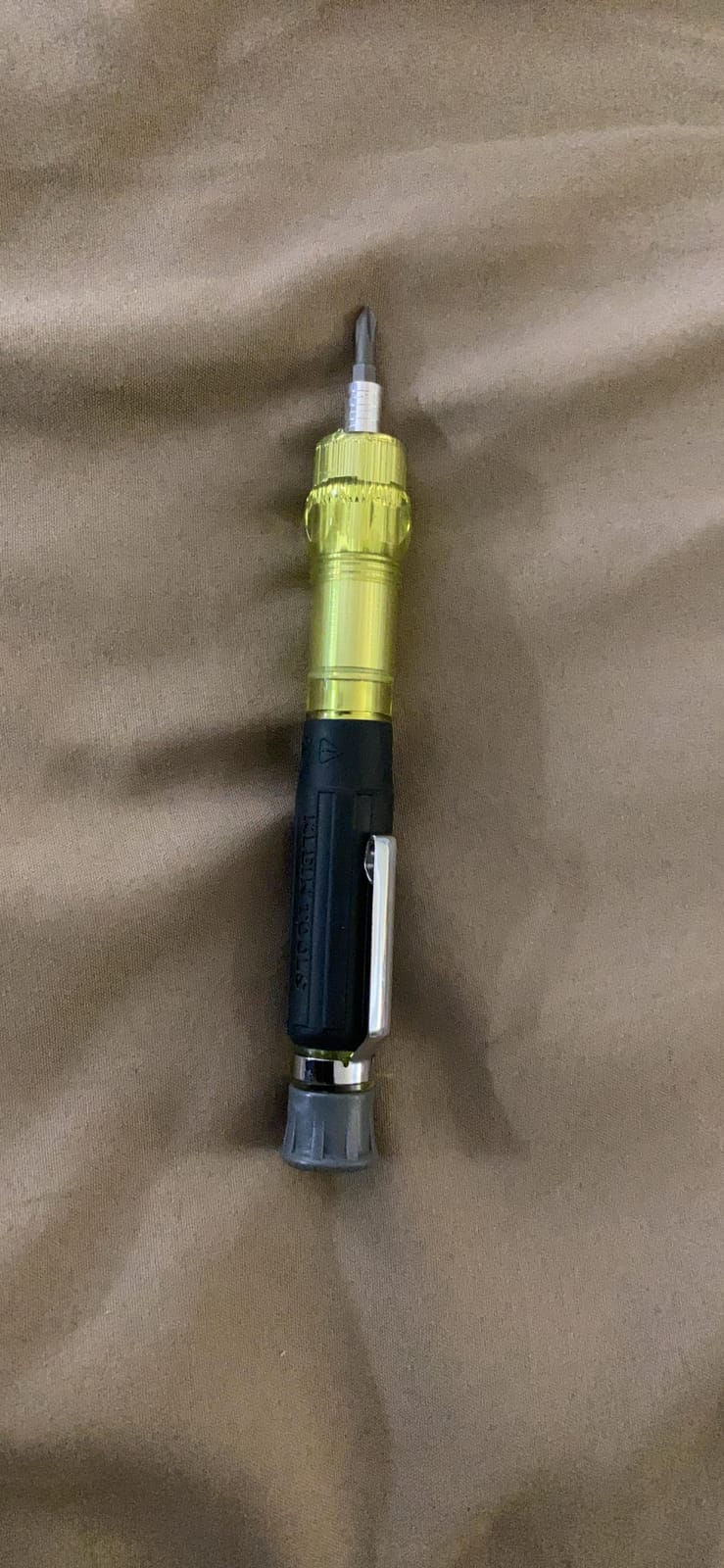 Klein Tools 32613 Multi-Bit Screwdriver, Precision HVAC 3-in-1 Pocket Screwdriver with Phillips, Slotted and Schrader Bits customer photo 1
