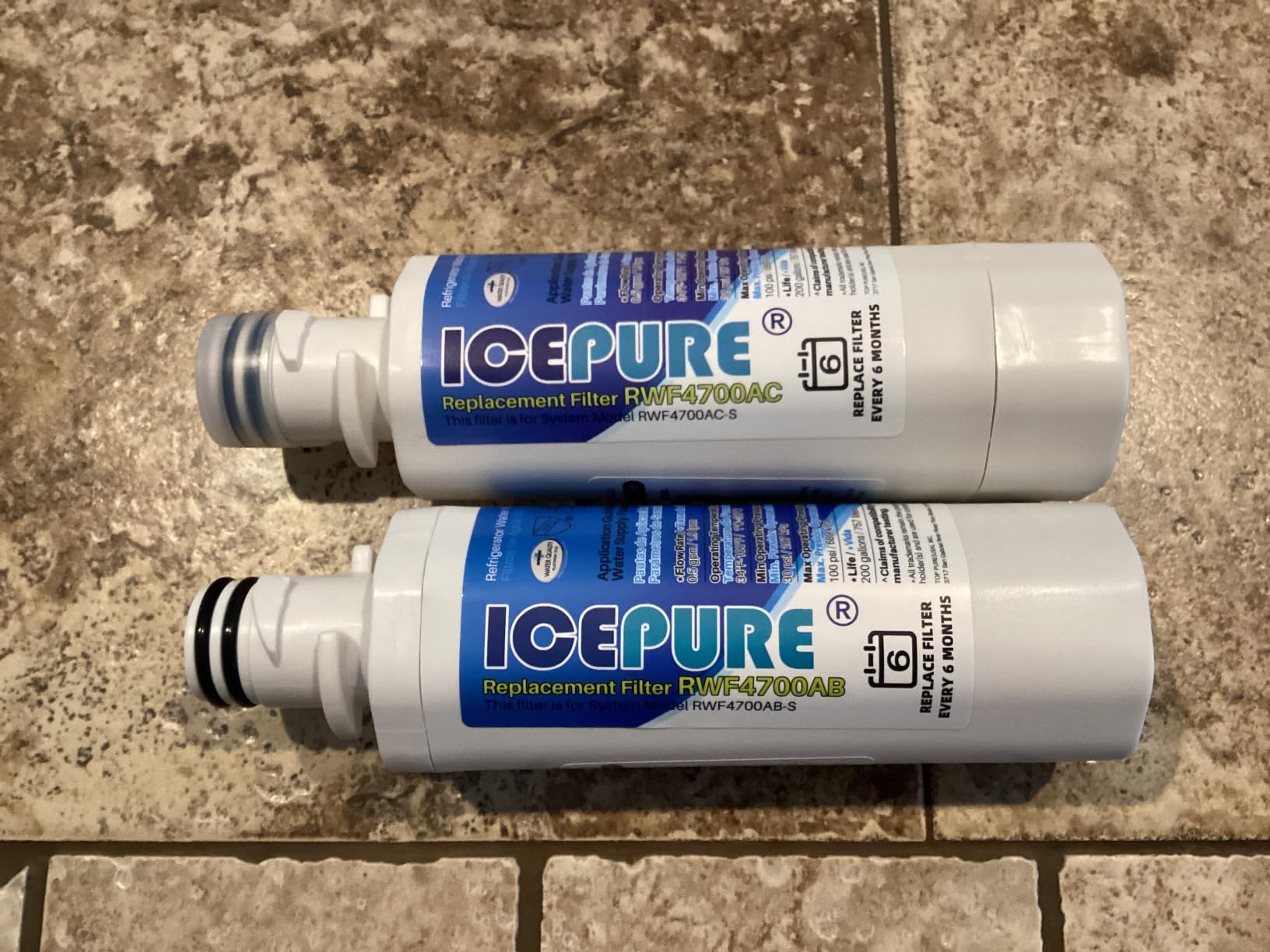ICEPURE LT1000PC Refrigerator Water Filter and LT120F Air Filter, 3 Combo | Replacement for LG LT1000P/PC/PCS ADQ747935 ADQ74793501 ADQ74793502 MDJ64844601 LMXS28626S LFXS26973S, Kenmore 9980 customer photo 2
