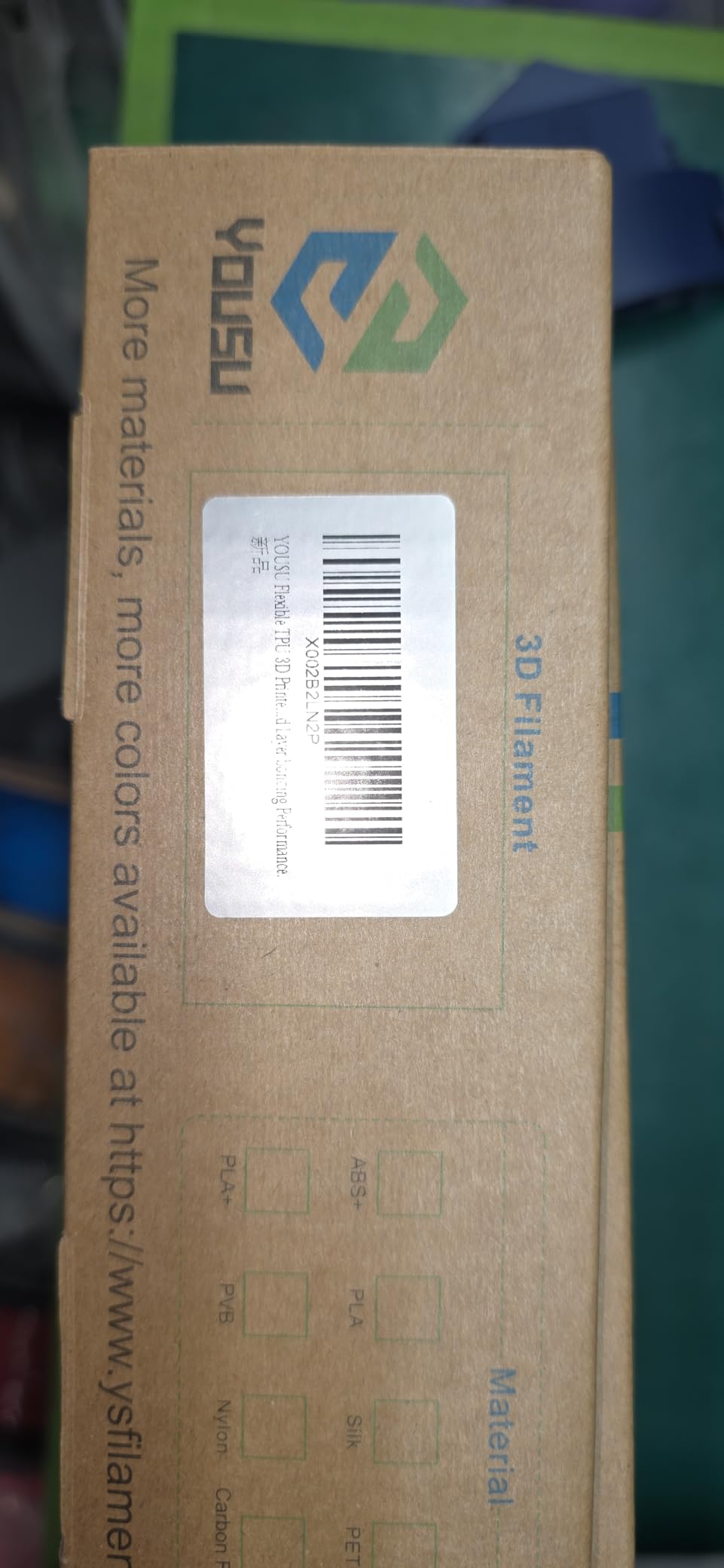 YOUSU TPU 95A Flexible 3D Printer Filament 1.75mm, Black, 1kg customer photo 1