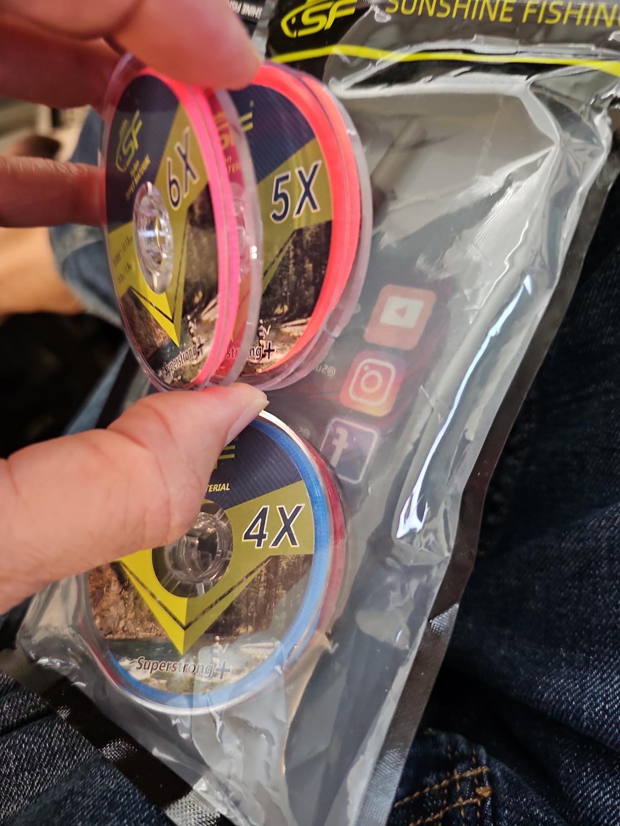 SF Nylon Fly Fishing Tippet Monofilment Mono Leader Line customer photo 2