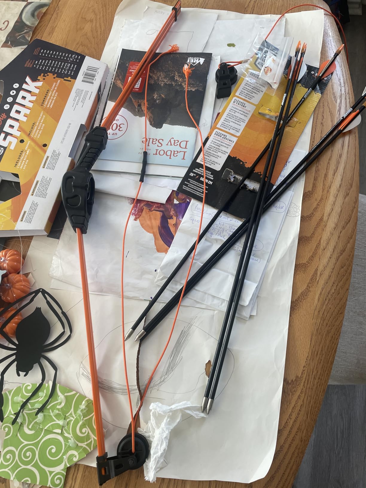 Bear Archery Spark Youth Bow Set, Recommended for Ages 5 to 10, Ambidextrous, Includes 2 Arrows, Armguard, Quiver customer photo 2