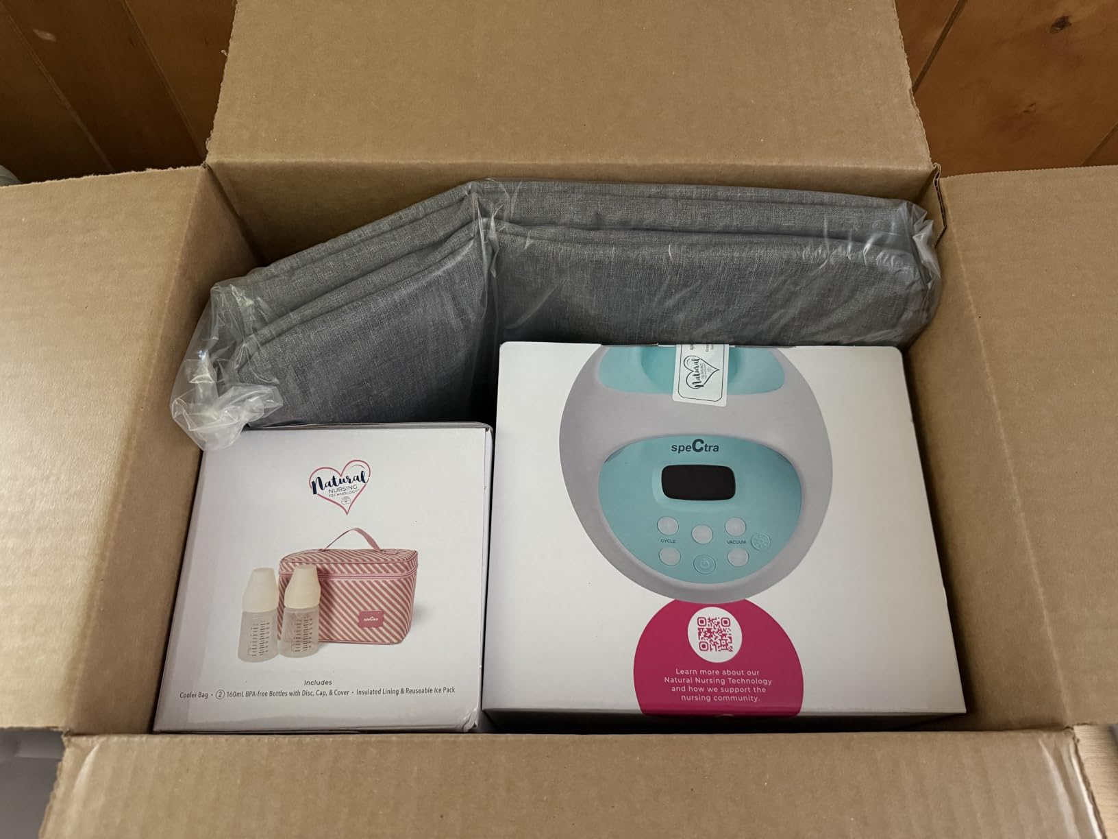Spectra Baby S1 Plus Electric Breast Milk Pump with Tote, Bottles & Cooler customer photo 1