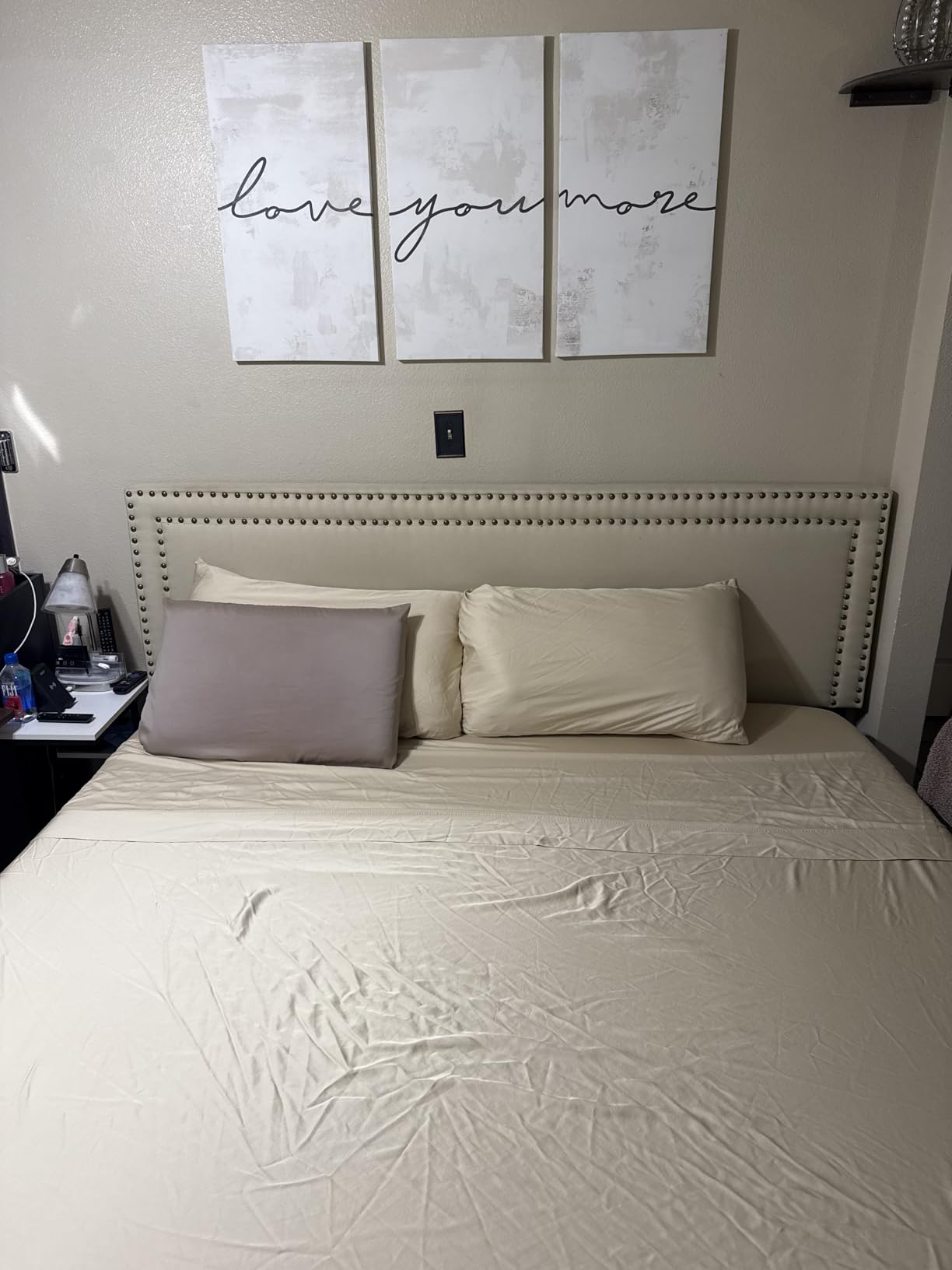 BAMPURE 100% Rayon from Bamboo Sheets Queen Size - 4pc Cooling Sheets Queen customer photo 1