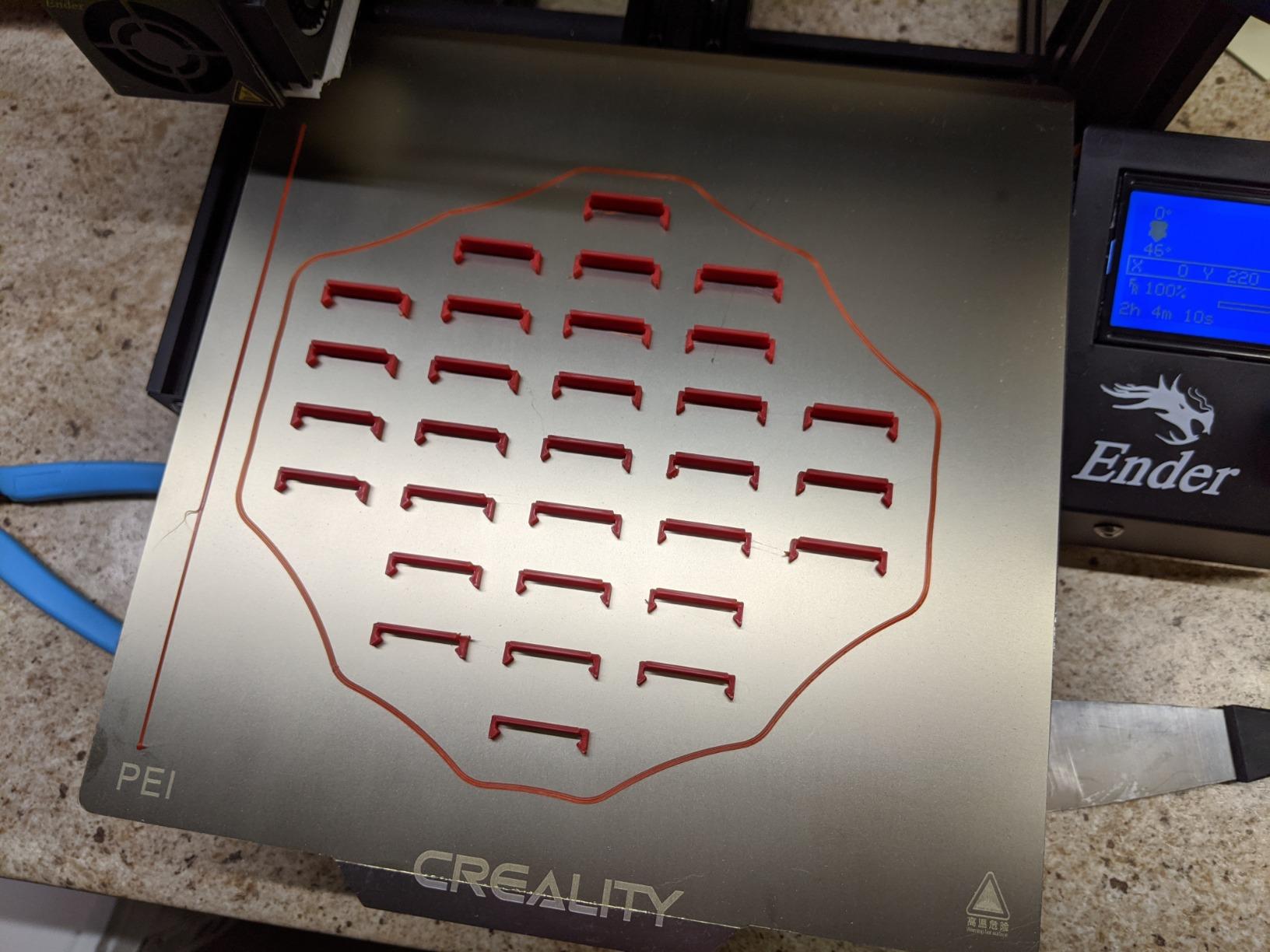 Comgrow PEI Sheet Magnetic Flexible Heated Bed, PEI Spring Steel 235x235mm for ELEGOO Neptune 3 Pro/4/Anycubic Kobra/Creality Ender 3/Ender 3 Pro/Ender 3 V2/3 V2 Neo/Ender 3 Neo/Adventurer 5M customer photo 2