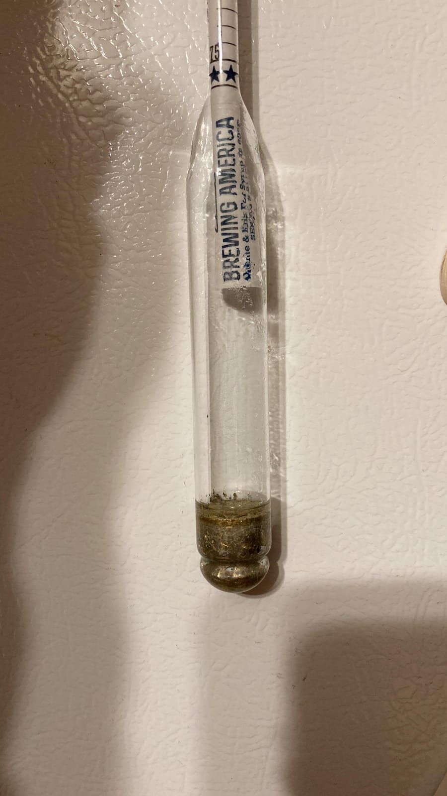 Brewing America USA-Made Maple Syrup Hydrometer - Density Meter for Sugar and Moisture Content Measurement – Made in America - BRIX & Baume Scales - Easy Read Red and Blue Line Calibrated customer photo 1