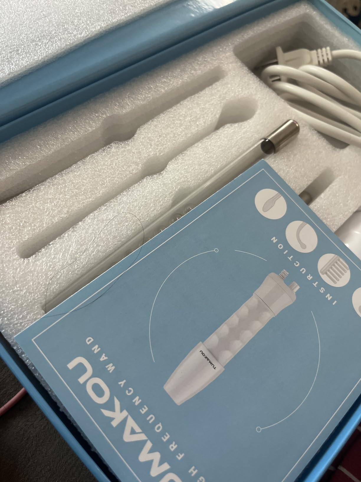 High Frequency Facial Machine - TUMAKOU Portable Handheld High Frequency customer photo 1