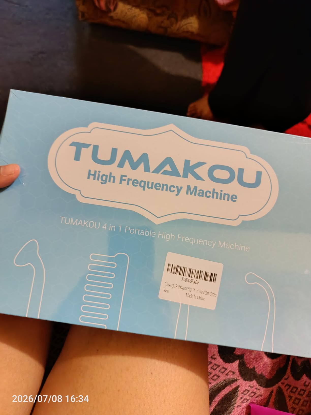 High Frequency Facial Machine - TUMAKOU Portable Handheld High Frequency customer photo 2