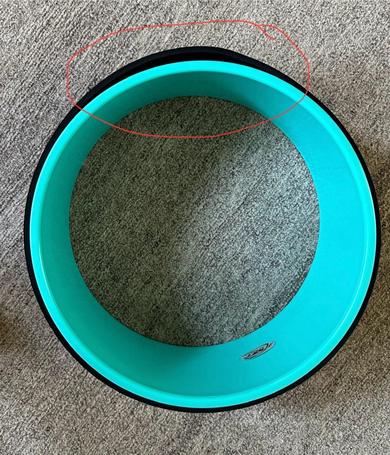 NGT Yoga Wheel 13 inch Yoga Wheel for Back Pain Strongest and Most Comfortable Dharma Yoga Prop Wheel with Free Yoga Bands customer photo 2