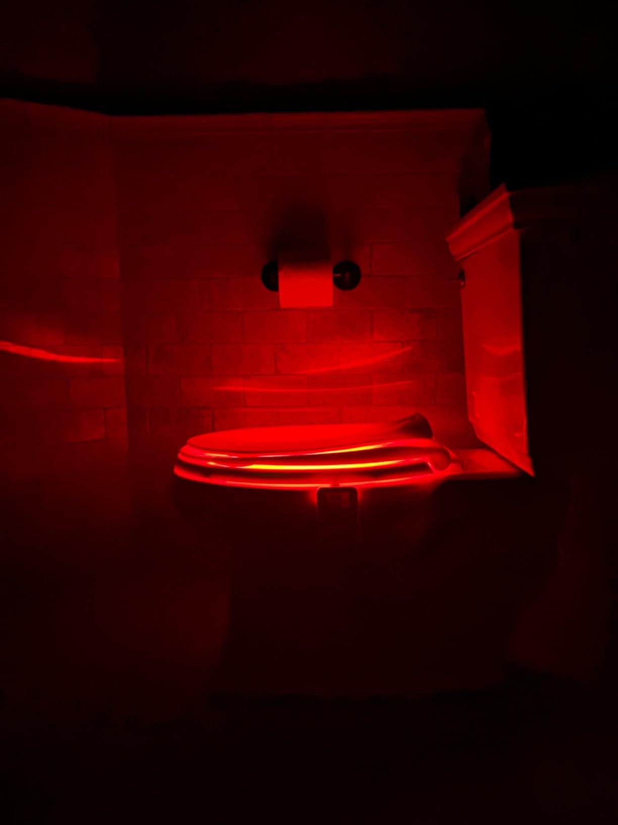 Chunace 4 Pack Toilet Lights Inside Toilet Bowl with Motion Sensor | Color LED Night Light Motion Activated for Kids Potty Training & Seniors Bathroom Safety, Housewarming Gift for Men customer photo 1