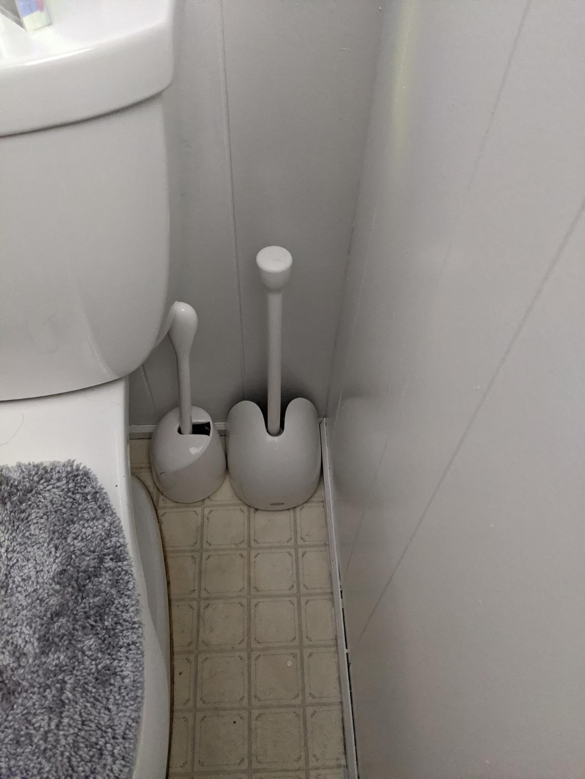 OXO Good Grips Toilet Plunger with Cover customer photo 2