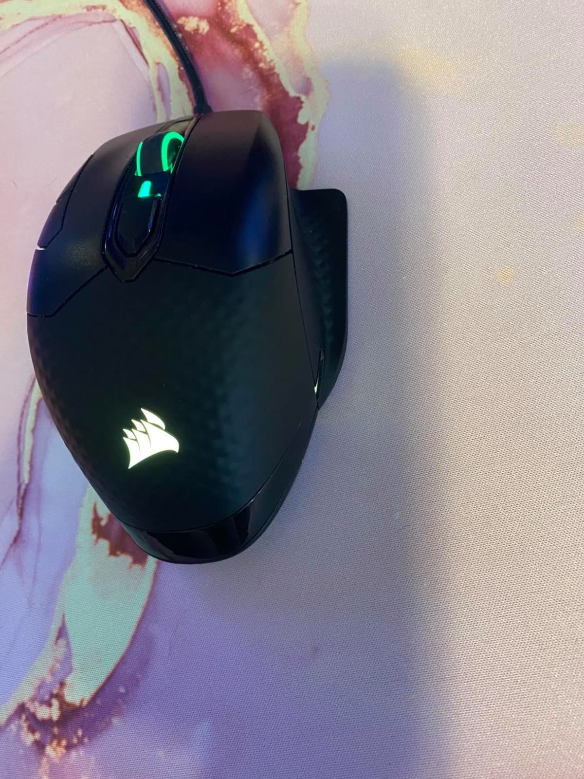 Corsair Dark CORE RGB PRO Wireless/Wired FPS MOBA PC Gaming Mouse – Black customer photo 2