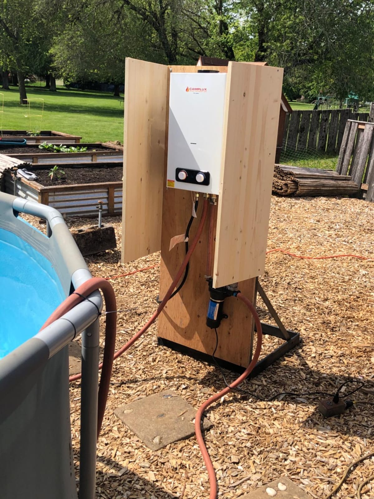 CAMPLUX 2.64 GPM Tankless Propane Water Heater, Portable Water Heater Outdoor with Overheating Protection, for Camping, Cabins, Barns, Easy Installation, 68,000 BTU, BD264 customer photo 1