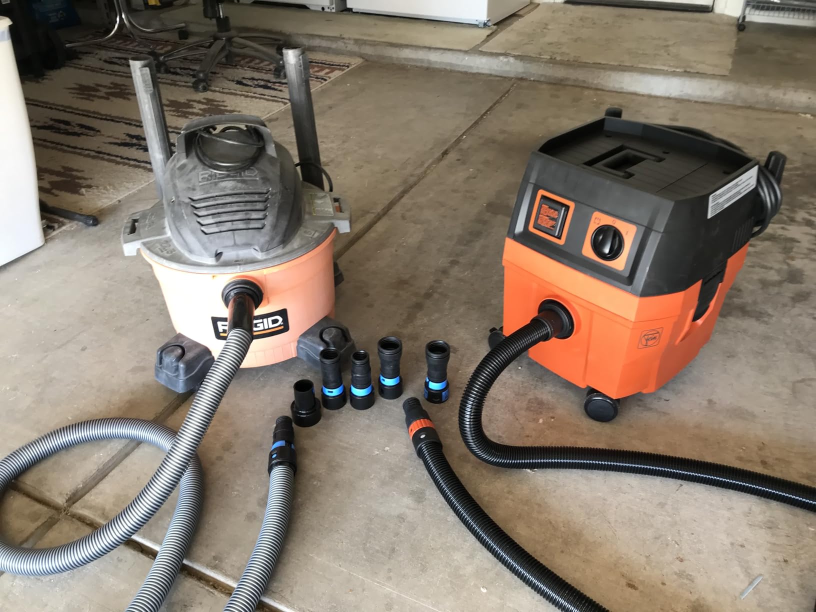 Cen-Tec Systems 94709 Quick Click 16 Ft. Hose for Home and Shop Vacuums with Expanded Multi-Brand Power Tool Adapter Set for Dust Collection customer photo 2