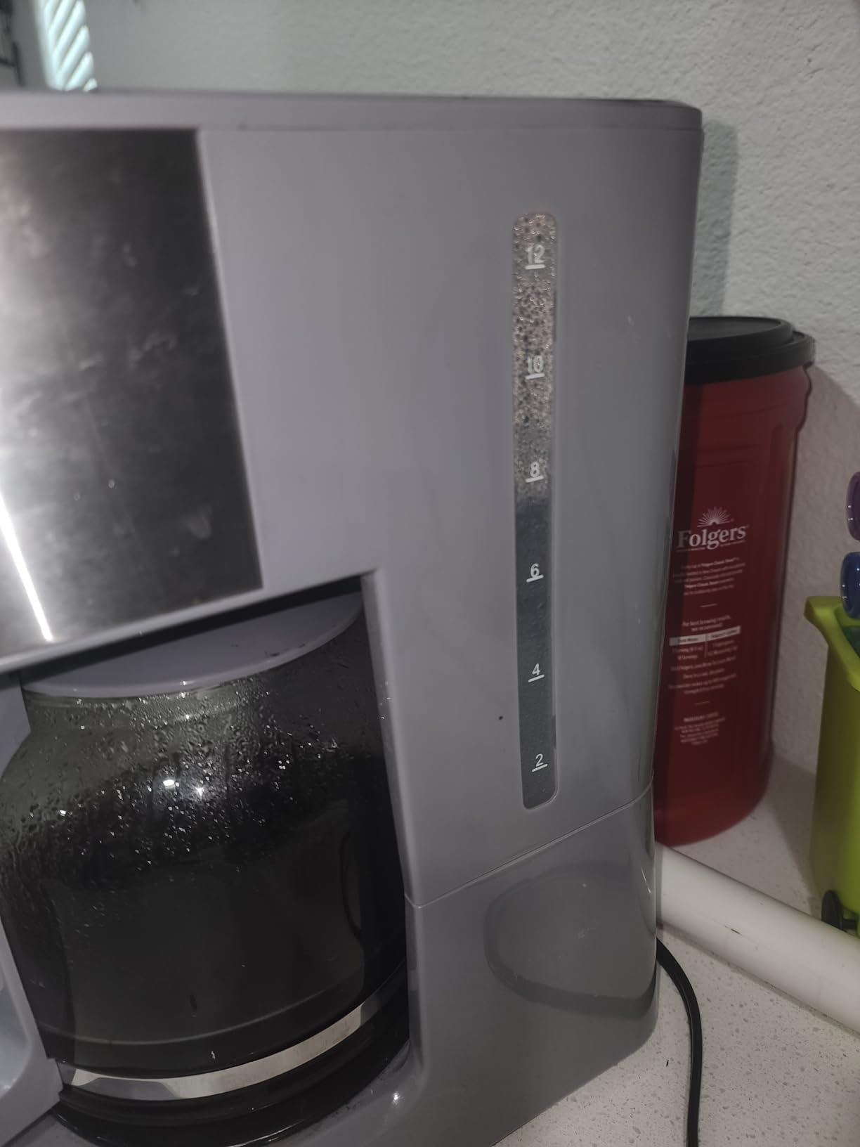 Taylor Swoden 12-Cup Programmable Coffee Maker, Black & Stainless Steel customer photo 2