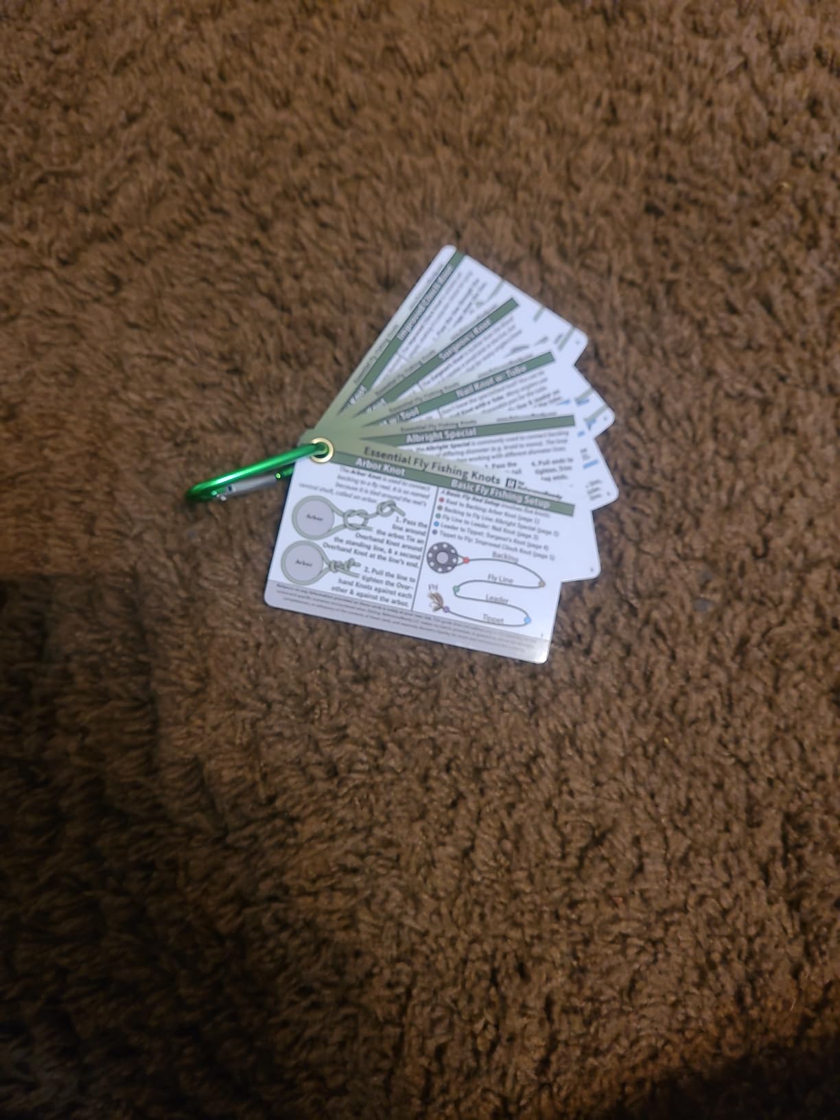 ReferenceReady Fly Fishing Knot Cards: Waterproof Pocket Guide to 14 Knots customer photo 2
