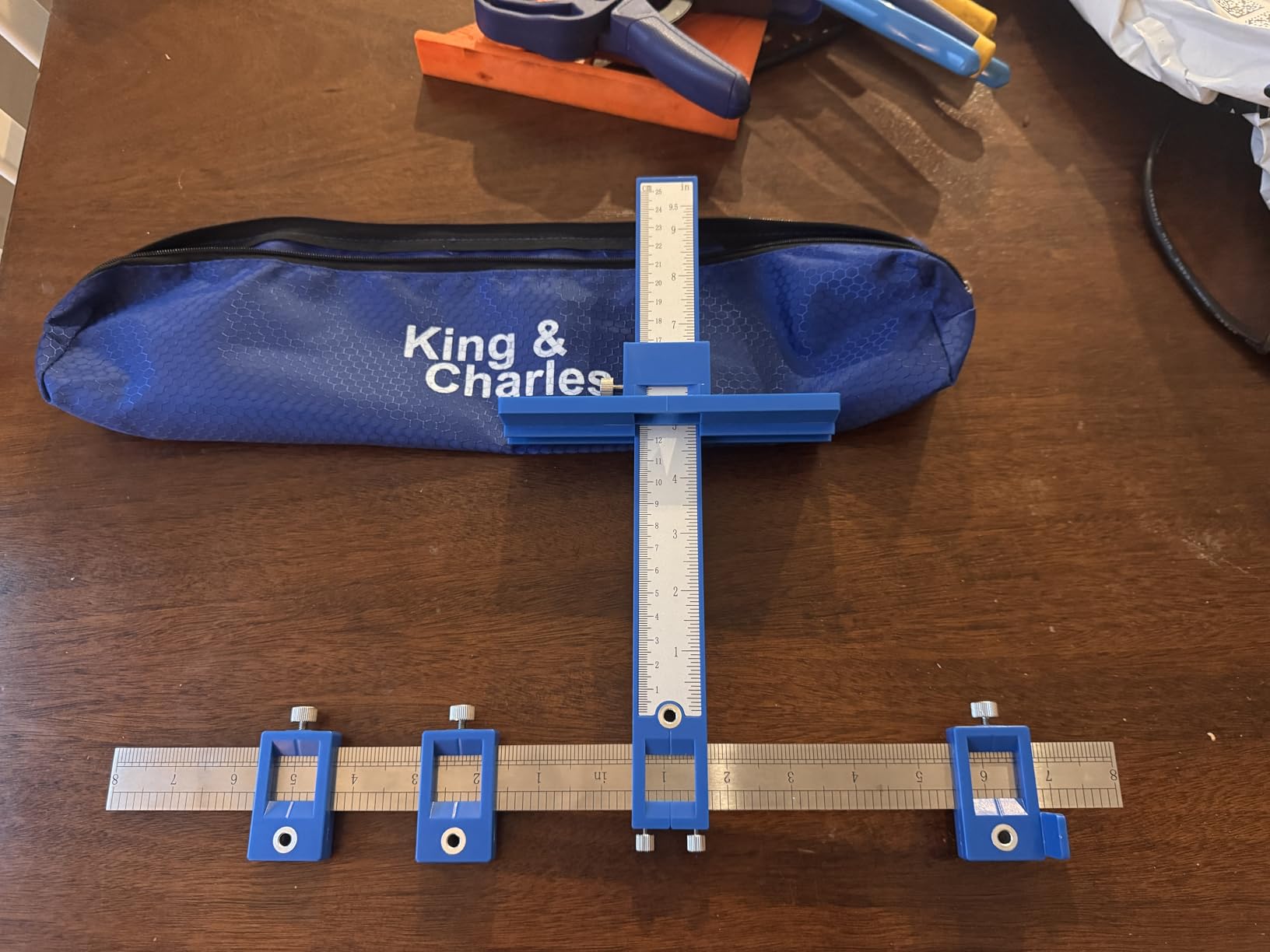 King&Charles Cabinet Hardware Jig & Automatic Center Punch Set. customer photo 2