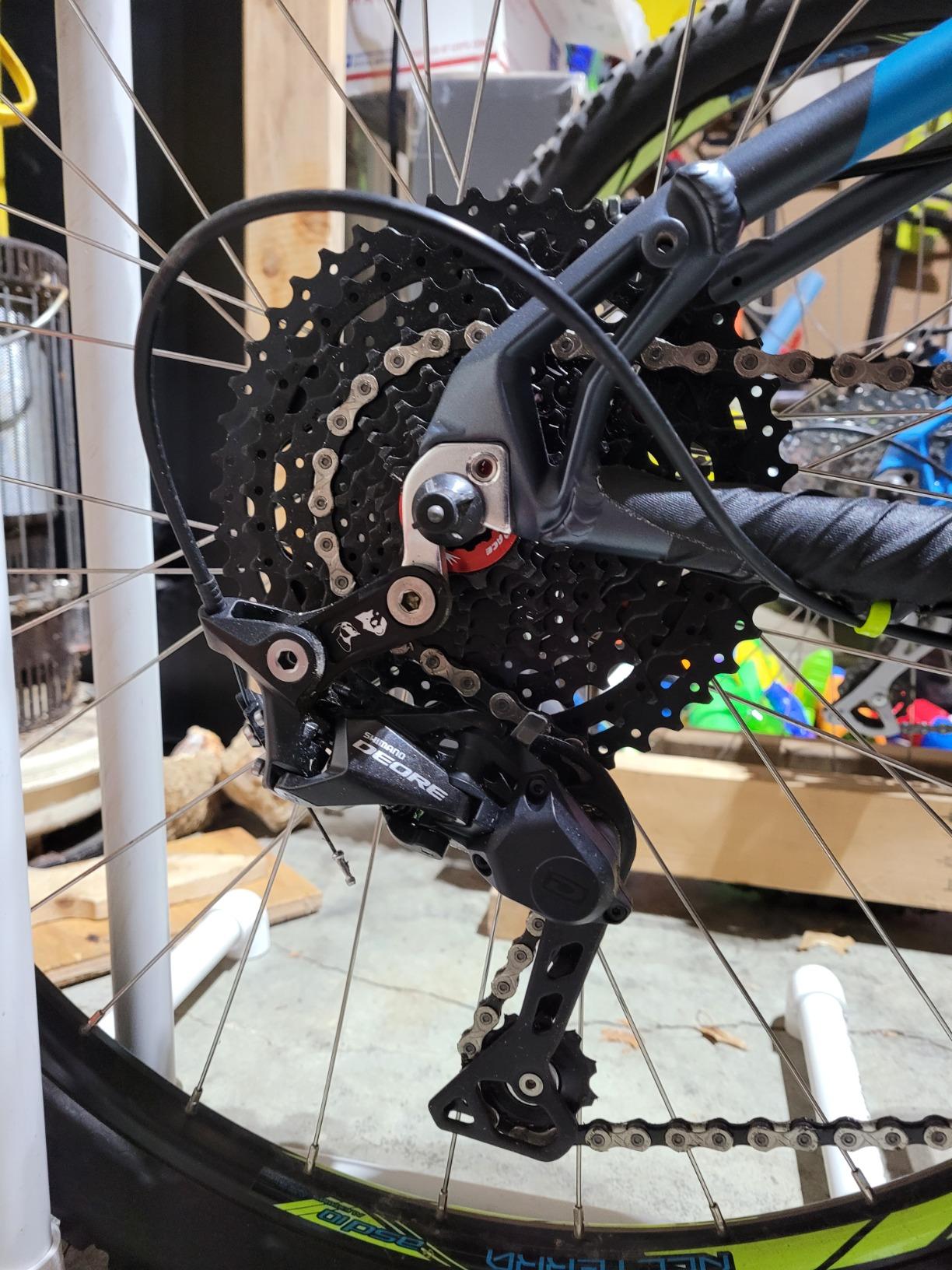 JGbike 10 Speed MTB 4pc groupset Compatible with M4100: Right Shift Lever,Long cage Rear Derailleur, 11-42T Cassette or Sunrace 11-46T Cassette, KMC X10 Chain customer photo 1