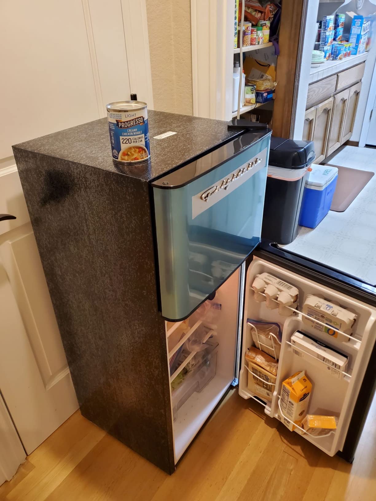 Frigidaire EFR451 Refrigerator with Top Freezer - 2 Door Fridge with 4.6 Cu Ft, Platinum Series, Stainless Steel customer photo 2