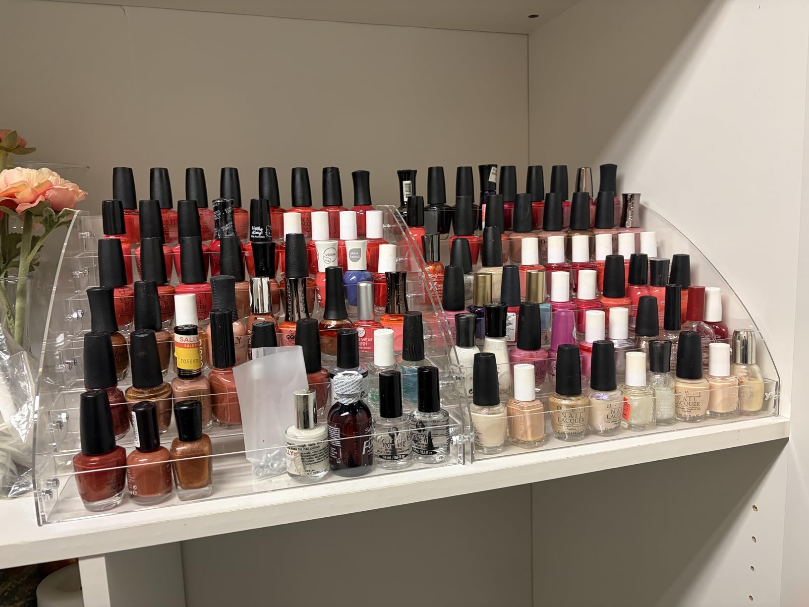 KINGROW Nail Polish Organizer, Acrylic Paint Display for table 6 Tier customer photo 2