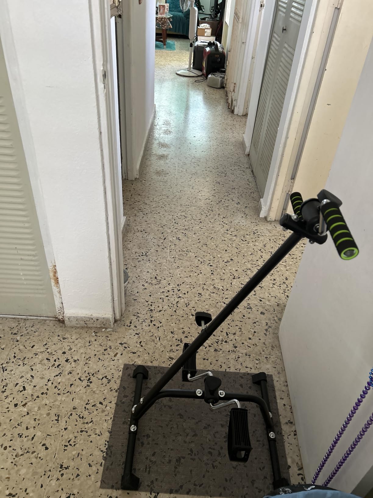 Pedal Exerciser Bike Hand Arm Leg and Knee Peddler Adjustable Fitness Equipment for Seniors, Elderly Home Pedal Exercise Bike for Total Body, with Gift Box customer photo 1