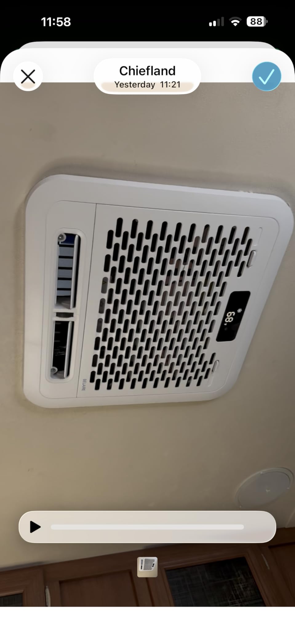 RecPro RV Ducted Black Air Conditioner 15K | Quiet AC | 110-120V customer photo 2