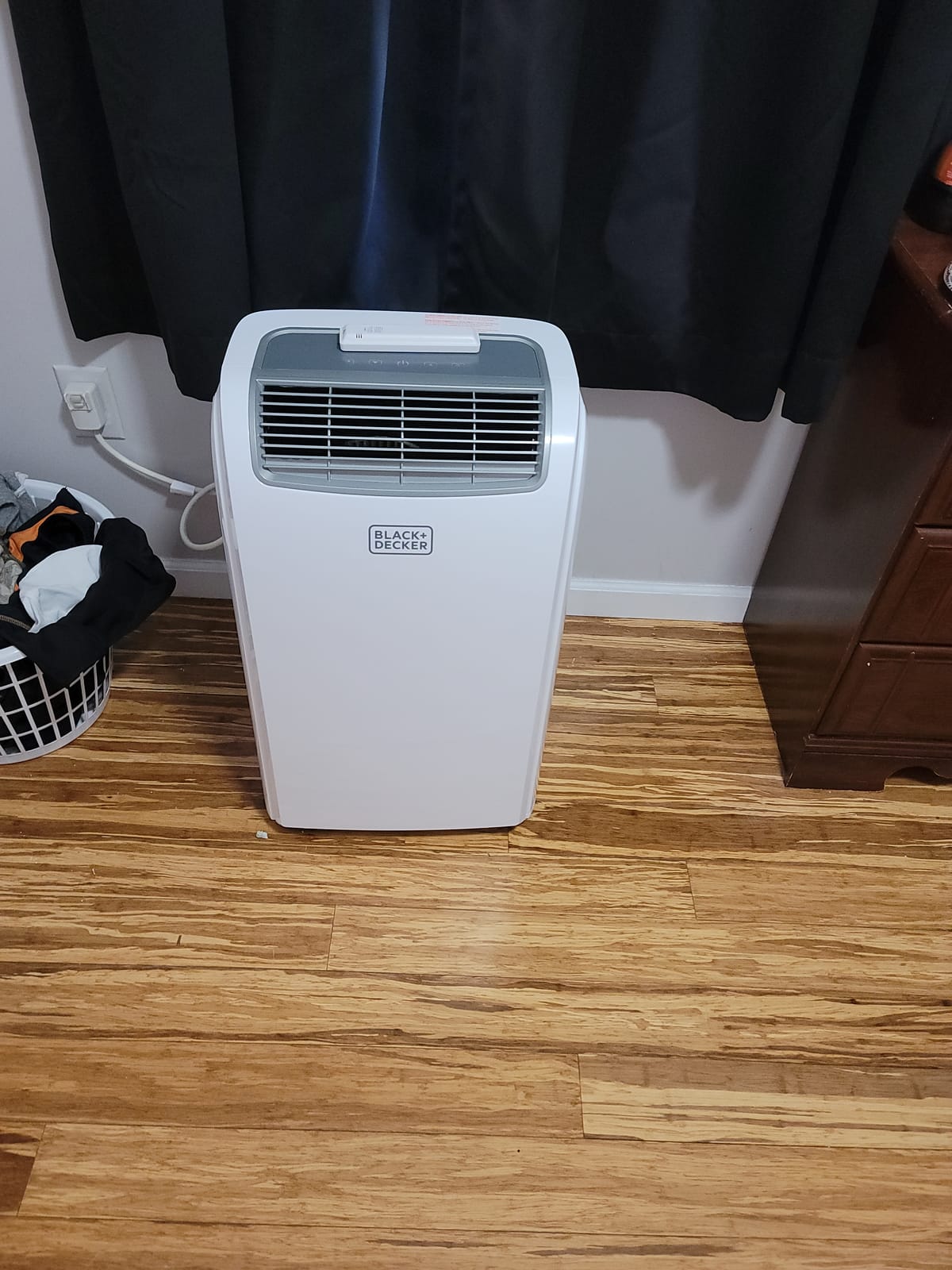 BLACK+DECKER Portable Air Conditioner, 7,500 BTU, BPT05WTB, White customer photo 1