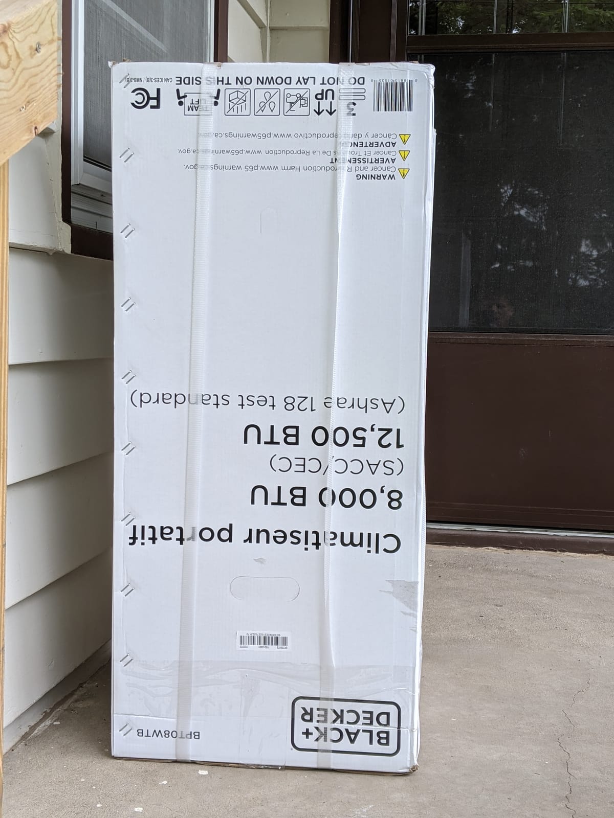 BLACK+DECKER Portable Air Conditioner, 12,000 BTU, BPT08WTB, White customer photo 1