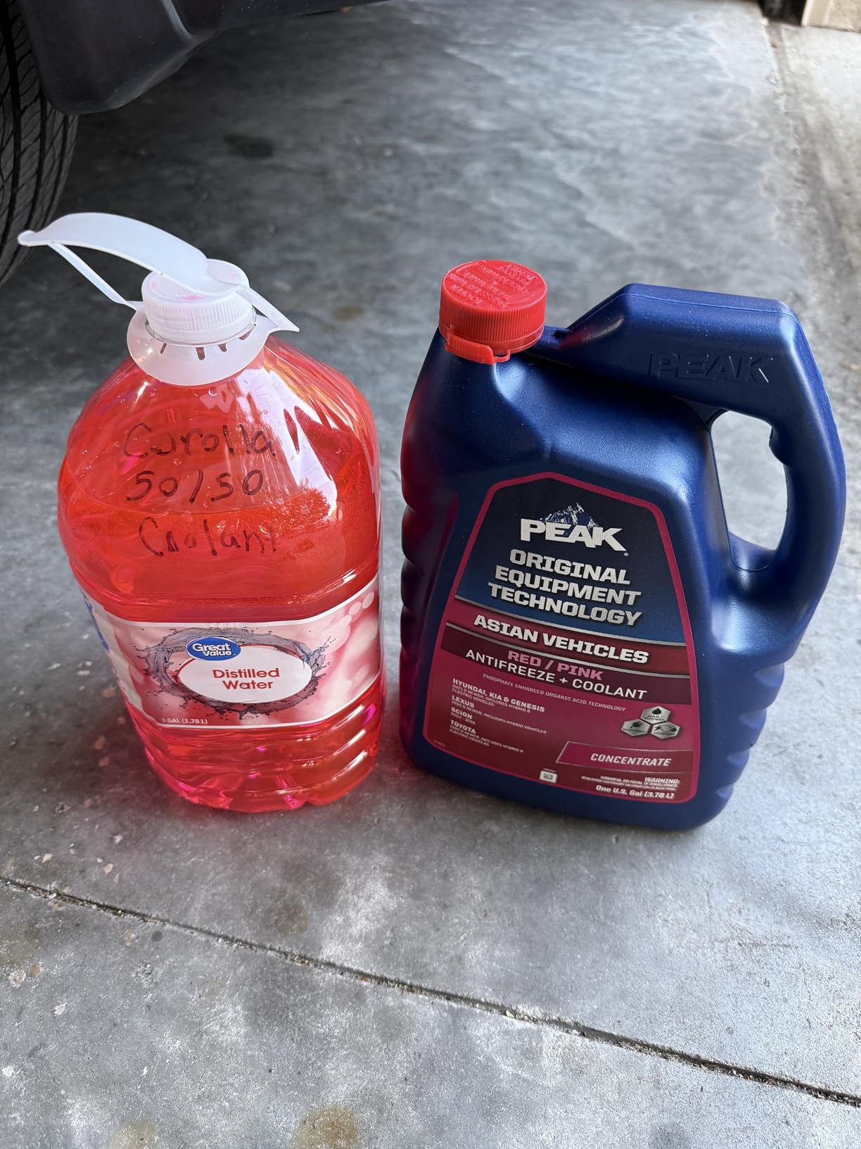 PEAK OET Extended Life Red/Pink Concentrate Antifreeze/Coolant for Asian Vehicles, 1 Gal. customer photo 1