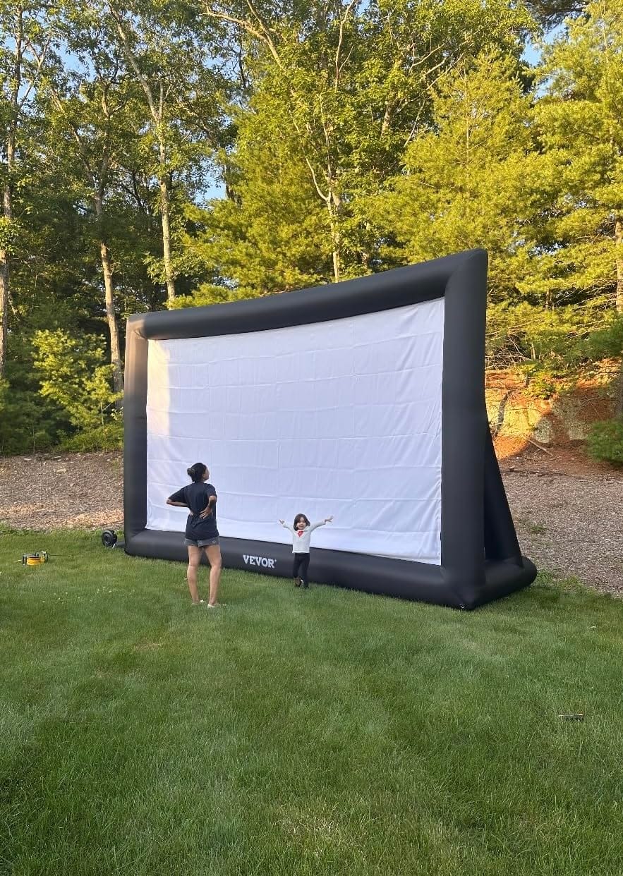 VEVOR Inflatable Projector Screen for Outdoor Use with 350W Air Blower customer photo 1