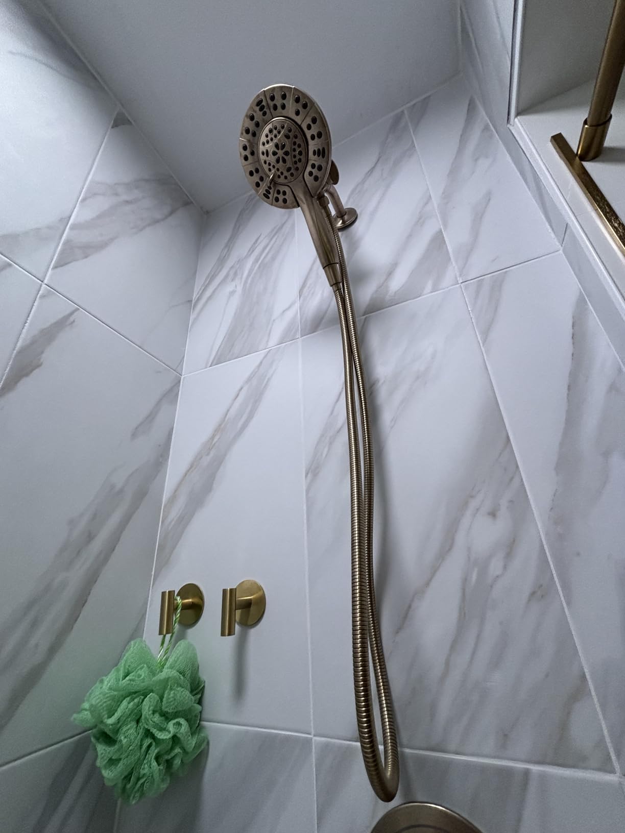 Delta Arvo 14 Series Chrome Shower Faucet Set with In2ition 2-in-1 Dual Shower Head with HandHeld Spray Combo, Valve Trim Kit, Chrome 142840-I (Valve Included) customer photo 1