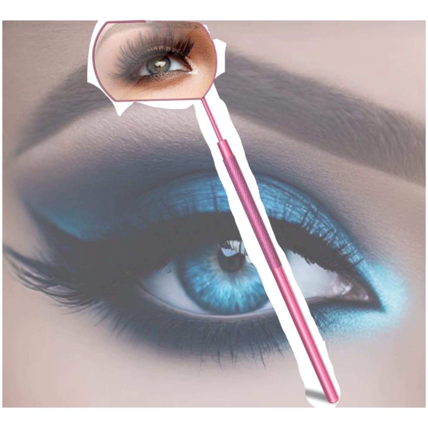 Pretty memory Lash Mirror, 2.2Inches Stainless Steel Makeup Eyelash Mirror customer photo 1