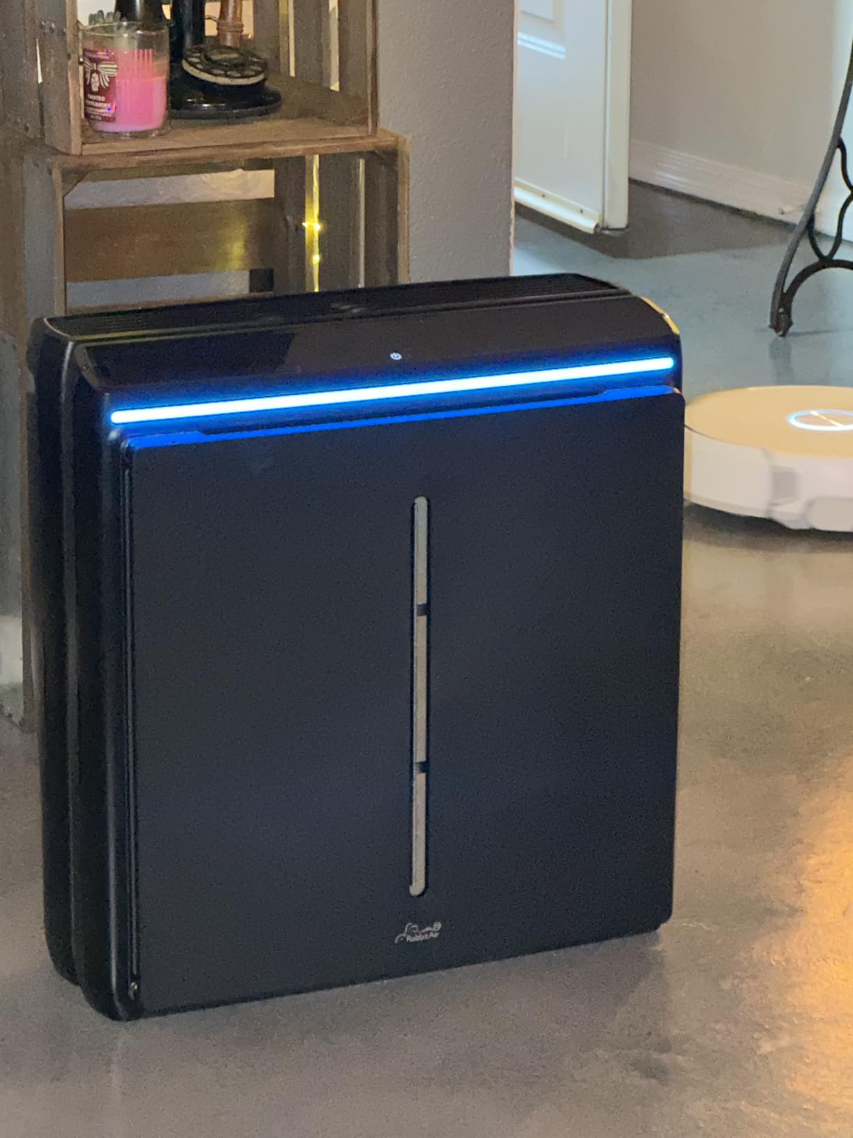 Rabbit Air A3 SPA-1000N HEPA Air Purifier, Odor Remover, Black | Ultra Quiet, Wi-Fi Enabled, Wall Mountable, for Home customer photo 1