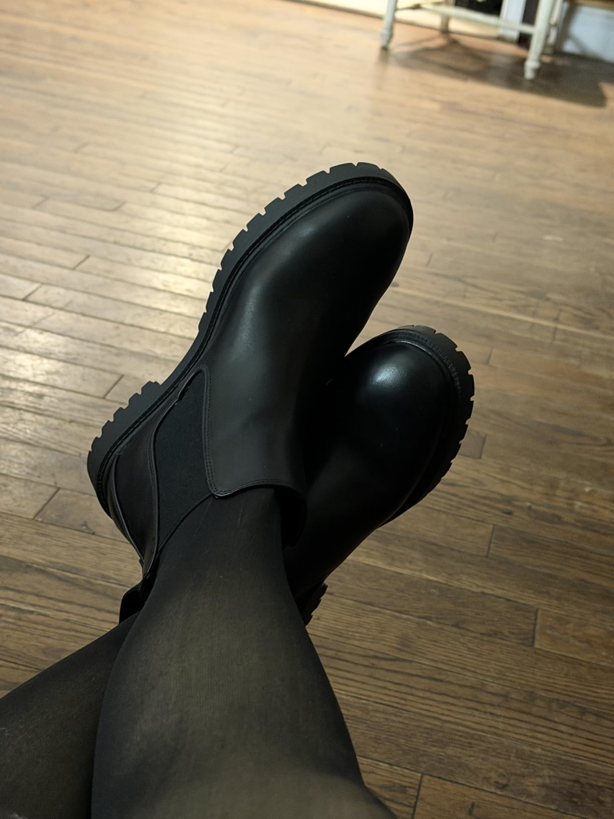 DREAM PAIRS Women's Chelsea Ankle Boots Shoes customer photo 1