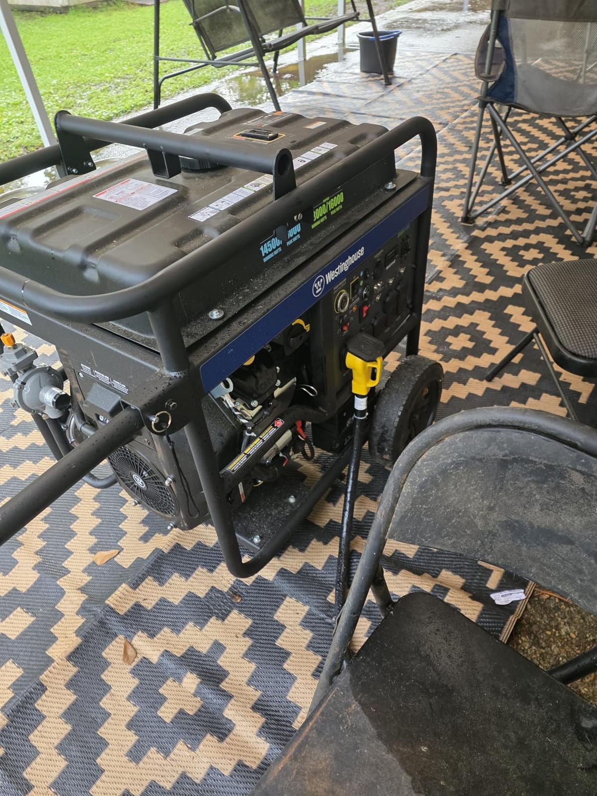 Westinghouse 18000 Peak Watt Dual Fuel Home Backup Portable Generator, Remote Electric Start, Transfer Switch Ready, Gas & Propane Powered, CO Sensor customer photo 1
